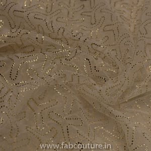 Net Embroidered Fabric 2.5mtr Piece