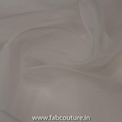 Nylon White Dyeable Semi Organza fabric
