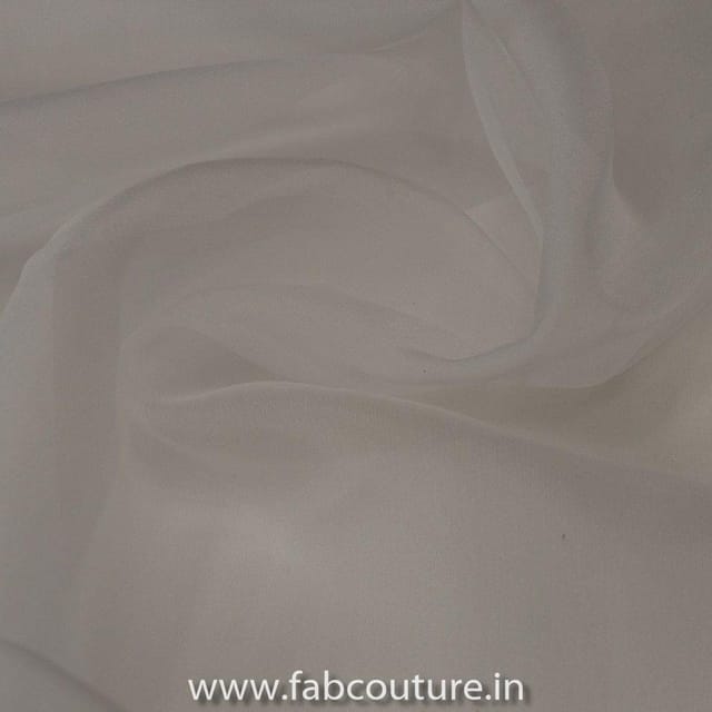 Nylon White Dyeable Semi Organza fabric
