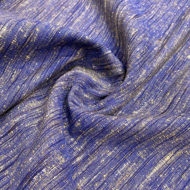 Blue Colour Heavy Khadi Cotton fabric