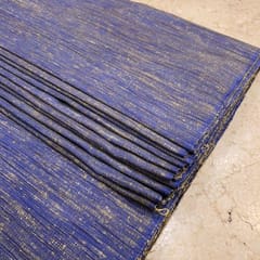 Blue Colour Heavy Khadi Cotton fabric