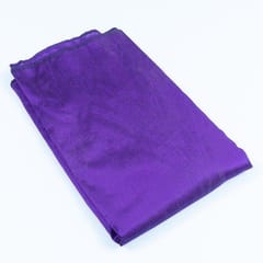 Purple Color Polyester Raw silk fabric