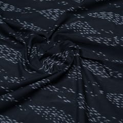 Blue Small apttern ikat fabric