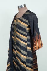 Black Color Print with Embroidered Modal Shirt with Pant and Printed Dupatta