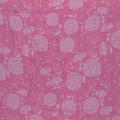 Pink Pure Chinon Chiffon Digital Print (1.80Mtr piece)