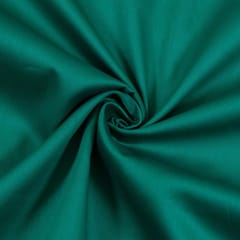 Peacock Green Color Zara Cotton Silk fabric