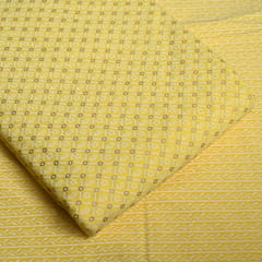5 Mtr. Yellow Color Mix and Match Cotton Printed Fabric 5mtr Set