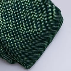 Green Color Net Saroaski Embroidery