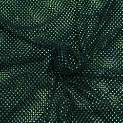 Green Color Net Saroaski Embroidery