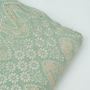 Designer Embroidery Net Fabric at Rs 249/meter, Embroidered Net Fabric in  Surat