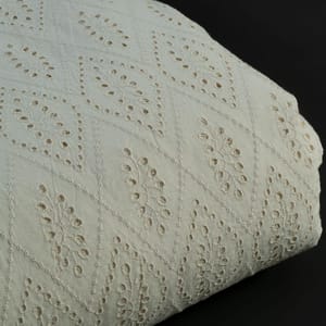 Cotton chikan sale fabric online