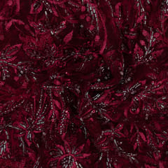 Imoprted Net Embroidered Fabric