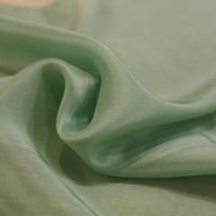 Pastel Green Plain Uppada Silk fabric