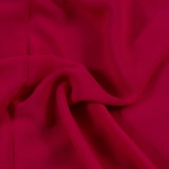 Magenta Color Poly Georgette fabric