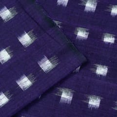Purple with White Ikat Fabric