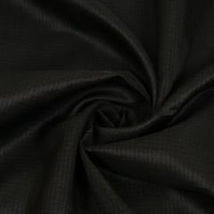 Black Color Kota Doria Fabric