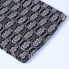 Black and White Cotton Printed Fabric