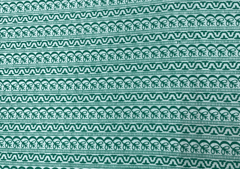 Printed Cotton Cambric Green Abstract