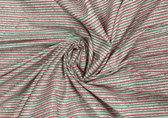 Printed Cotton Cambric Multicolor Stripes