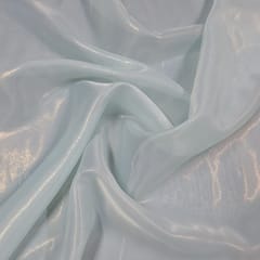 Sea Green Color Shimmer Organza Fabric