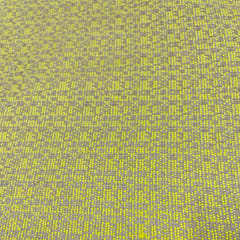 Yellow Neon Color Woolen Knit Fabric