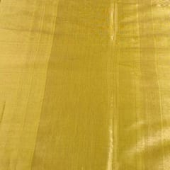 Yellow Color Pure Silk Tissue Fabric