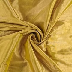 Yellow Color Pure Silk Tissue Fabric