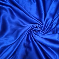 Royal Blue Color Poly Satin Fabric (N89)