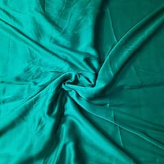 Green Color Poly Satin Fabric (N716)