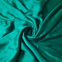 Green Color Poly Satin Fabric (N716)