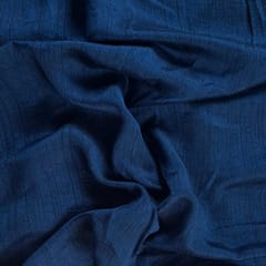 Navy Blue Color Naysha Silk Fabric