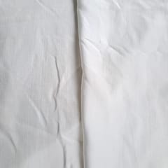 White Color Naysha Silk Fabric