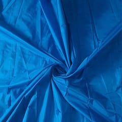 Light Blue Color Poly Silk Fabric