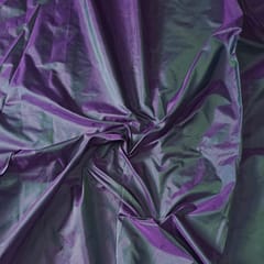 Purple Color Two Tone Poly Silk Fabric