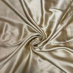 Light Gold Color Poly Satin Fabric (N135)