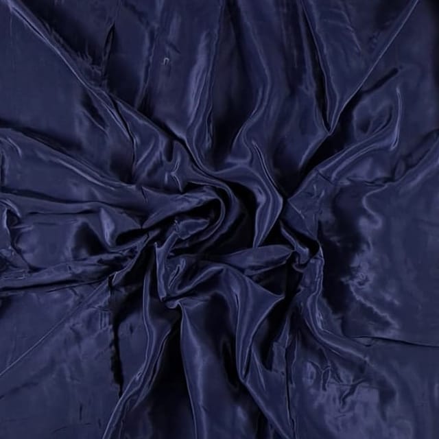 Navy Blue Color Crepe Fabric (N90D)