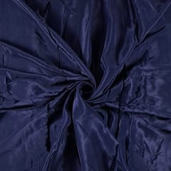 Navy Blue Color Crepe Fabric (N90D)