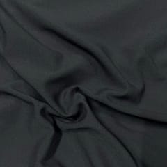 Dark Grey Color Moss Crepe Fabric (N36D)