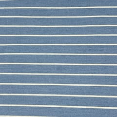 Sky Blue Color Denim Stripe Fabric