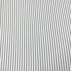 White Color Zara Lycra Stripes Fabric