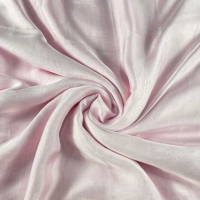 Baby Pink Color Flat Chiffon Fabric (N215LL)