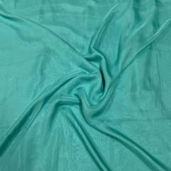 Sea Green Color Flat Chiffon Fabric (N102)