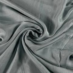 Grey Color Flat Chiffon Fabric