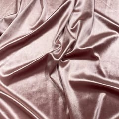 Onion Pink Color Lycra Velvet Fabric