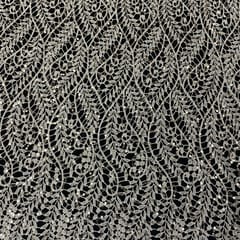 Net Cutwork Embroidered Fabric