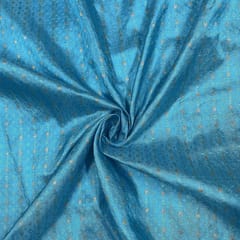 Light Blue Color Pure Tanschui Silk Fabric