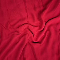Maroon Color Georgette Fabric