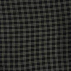 Black Color Yarn Dyed Cotton Fabric