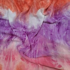 Multi Color Georgette Crepe Printed Fabric