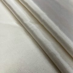 Cream Color Plain Mashru Silk Fabric